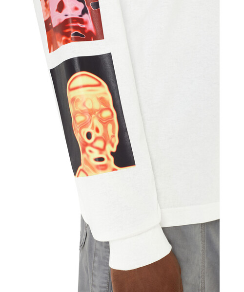 DIESEL（ディーゼル）の「メンズ Tシャツ グラフィック（Tシャツ/カットソー・メンズ・ブラック/ホワイト系その他・LARGE/X-SMALL/X-LARGE/XXX-LARGE/MEDIUM/SMALL/XX-LARGE）」の16枚目の写真