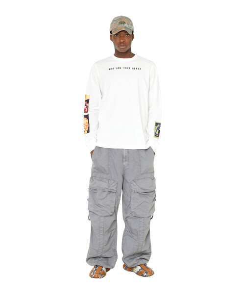 DIESEL（ディーゼル）の「メンズ Tシャツ グラフィック（Tシャツ/カットソー・メンズ・ブラック/ホワイト系その他・LARGE/X-SMALL/X-LARGE/XXX-LARGE/MEDIUM/SMALL/XX-LARGE）」の13枚目の写真