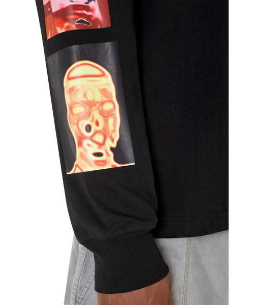 DIESEL（ディーゼル）の「メンズ Tシャツ グラフィック（Tシャツ/カットソー・メンズ・ブラック/ホワイト系その他・LARGE/X-SMALL/X-LARGE/XXX-LARGE/MEDIUM/SMALL/XX-LARGE）」の15枚目の写真