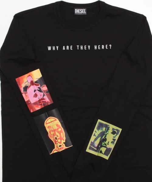 DIESEL（ディーゼル）の「メンズ Tシャツ グラフィック（Tシャツ/カットソー・メンズ・ブラック/ホワイト系その他・LARGE/X-SMALL/X-LARGE/XXX-LARGE/MEDIUM/SMALL/XX-LARGE）」の7枚目の写真