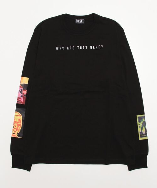 DIESEL（ディーゼル）の「メンズ Tシャツ グラフィック（Tシャツ/カットソー・メンズ・ブラック/ホワイト系その他・LARGE/X-SMALL/X-LARGE/XXX-LARGE/MEDIUM/SMALL/XX-LARGE）」の5枚目の写真