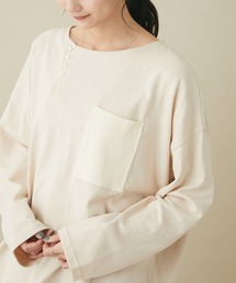 CRAFT STANDARD BOUTIQUE（クラフトスタンダードブティック）の「10/-OE天竺 変形ヘンリープルオーバー　＊（Tシャツ/カットソー）」