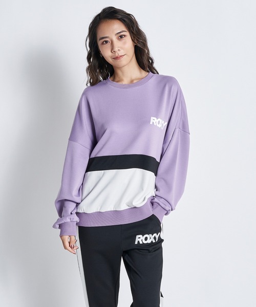 ROXY(ロキシー)の「SO FAR SO GOOD PO/ロキシースウェットトレーナー(スウェット・レディース・ブラック/パープル/グレー・MEDIUM/LARGE/SMALL)」の3枚目の写真