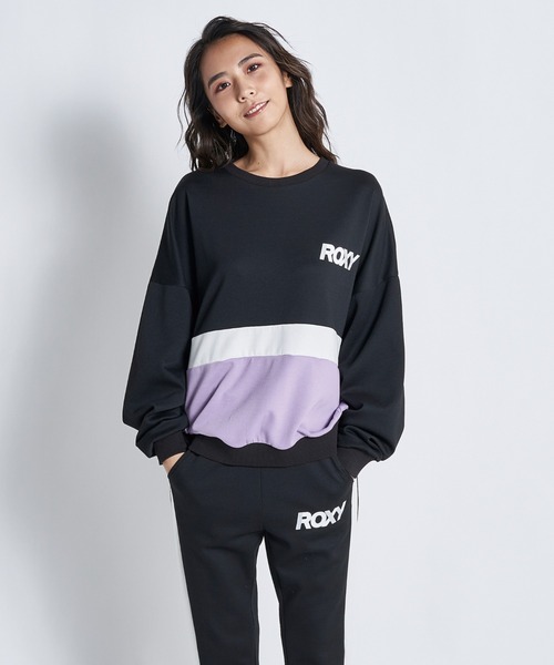 ROXY(ロキシー)の「SO FAR SO GOOD PO/ロキシースウェットトレーナー(スウェット・レディース・ブラック/パープル/グレー・MEDIUM/LARGE/SMALL)」の6枚目の写真