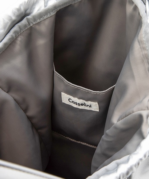 Casselini（キャセリーニ）の「Casselini(キャセリーニ)フリルナップサック（バックパック/リュック・レディース・ブラック/ブラウン/シルバー・FREE）」の13枚目の写真