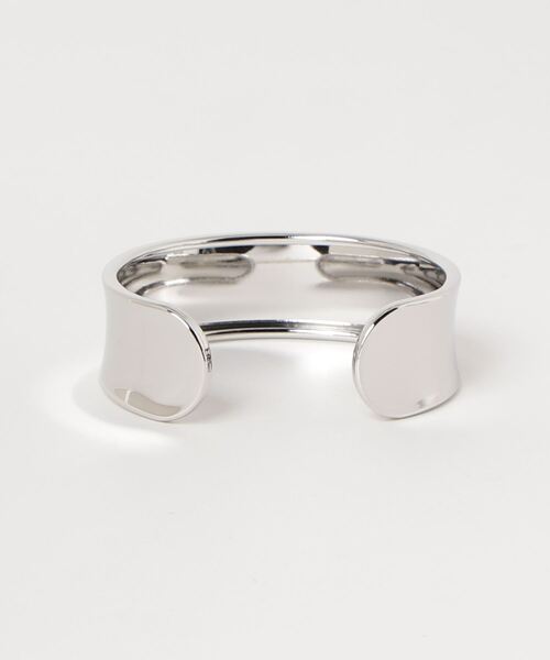 BEATJIVE（ビートジャイブ）の「シルバー バングル プレーン メンズ レディース（バングル/リストバンド・メンズ・シルバー・FREE）」の2枚目の写真