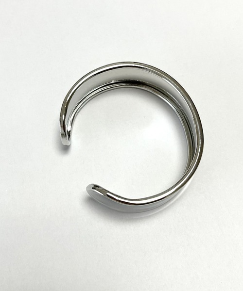 BEATJIVE（ビートジャイブ）の「シルバー バングル プレーン メンズ レディース（バングル/リストバンド・メンズ・シルバー・FREE）」の5枚目の写真