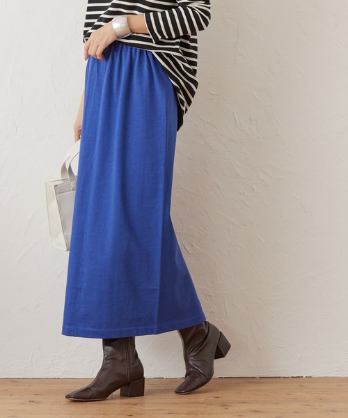 AMERICAN HOLIC(アメリカンホリック)の「カラーカットタイトスカート(スカート・レディース・ブラック/レッド/ブルー・S/M/L)」の1枚目の写真