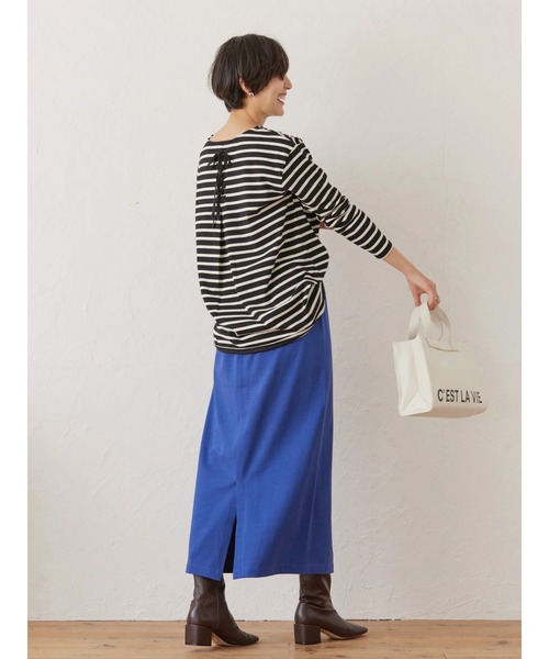 AMERICAN HOLIC(アメリカンホリック)の「カラーカットタイトスカート(スカート・レディース・ブラック/レッド/ブルー・S/M/L)」の10枚目の写真