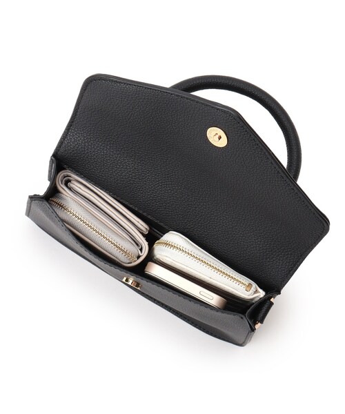 SHOO・LA・RUE(シューラルー)の「◆ワンハンドルミニショルダーバッグ(ショルダーバッグ・レディース・グレー/ブラック/ワインレッド・00)」の11枚目の写真