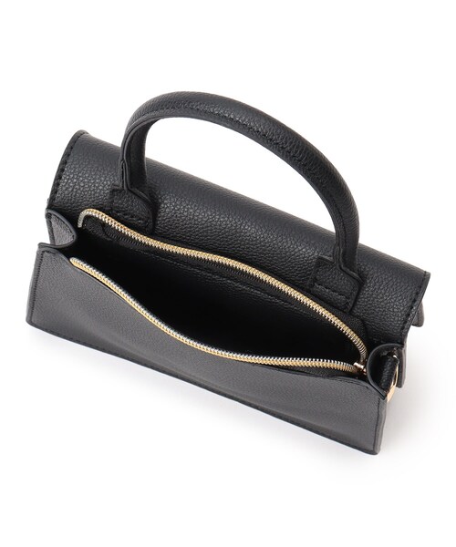 SHOO・LA・RUE(シューラルー)の「◆ワンハンドルミニショルダーバッグ(ショルダーバッグ・レディース・グレー/ブラック/ワインレッド・00)」の12枚目の写真