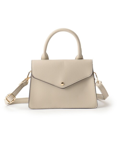 SHOO・LA・RUE(シューラルー)の「◆ワンハンドルミニショルダーバッグ(ショルダーバッグ・レディース・グレー/ブラック/ワインレッド・00)」の13枚目の写真