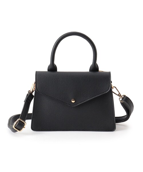 SHOO・LA・RUE(シューラルー)の「◆ワンハンドルミニショルダーバッグ(ショルダーバッグ・レディース・グレー/ブラック/ワインレッド・00)」の14枚目の写真