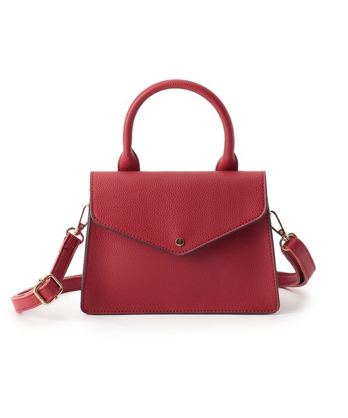 SHOO・LA・RUE(シューラルー)の「◆ワンハンドルミニショルダーバッグ(ショルダーバッグ・レディース・グレー/ブラック/ワインレッド・00)」の15枚目の写真