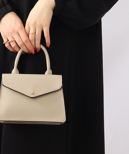 SHOO・LA・RUE(シューラルー)の「◆ワンハンドルミニショルダーバッグ(ショルダーバッグ・レディース・グレー/ブラック/ワインレッド・00)」の16枚目の写真