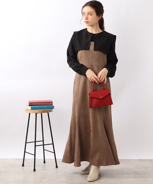 SHOO・LA・RUE(シューラルー)の「◆ワンハンドルミニショルダーバッグ(ショルダーバッグ・レディース・グレー/ブラック/ワインレッド・00)」の19枚目の写真