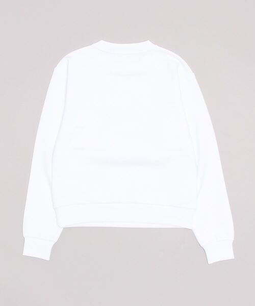 Guess（ゲス）の「Afrah Logo Sweat（スウェット・レディース・ホワイト/ブラック・X-SMALL/MEDIUM/SMALL）」の3枚目の写真