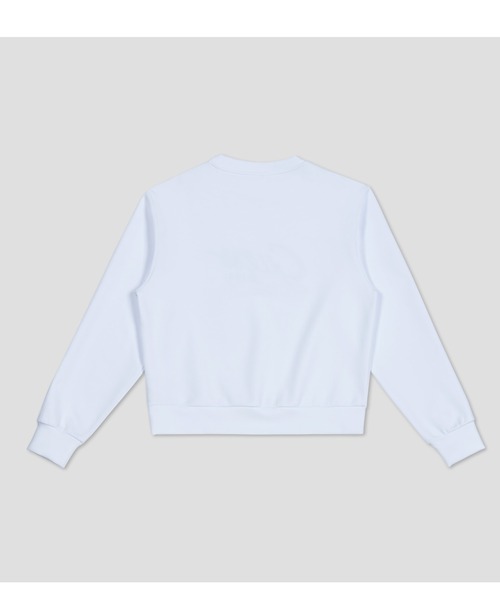 Guess（ゲス）の「Afrah Logo Sweat（スウェット・レディース・ホワイト/ブラック・X-SMALL/MEDIUM/SMALL）」の5枚目の写真