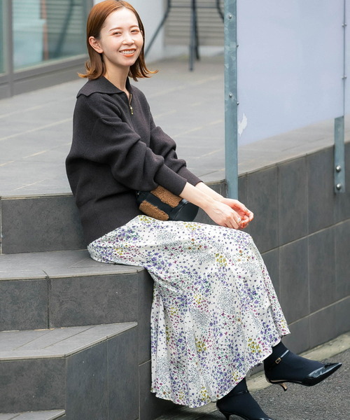 URBAN RESEARCH ROSSO（アーバンリサーチロッソ）の「【hareko×ROSSO】ボリュームスリーブジップカーディガン（ニット/セーター・レディース・イエロー/ブラウン・FREE）」の16枚目の写真