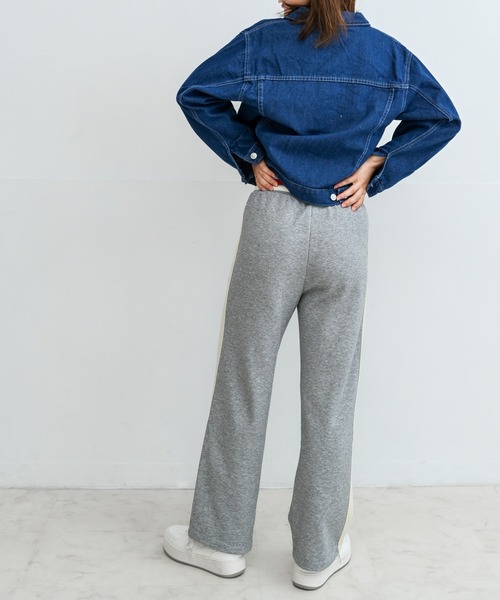 Alite cloth(アリーテクロス)の「ライン入りスウェットパンツ(スウェットパンツ・レディース・ブラック/ネイビー/グレー・S/M/L/XL)」の8枚目の写真