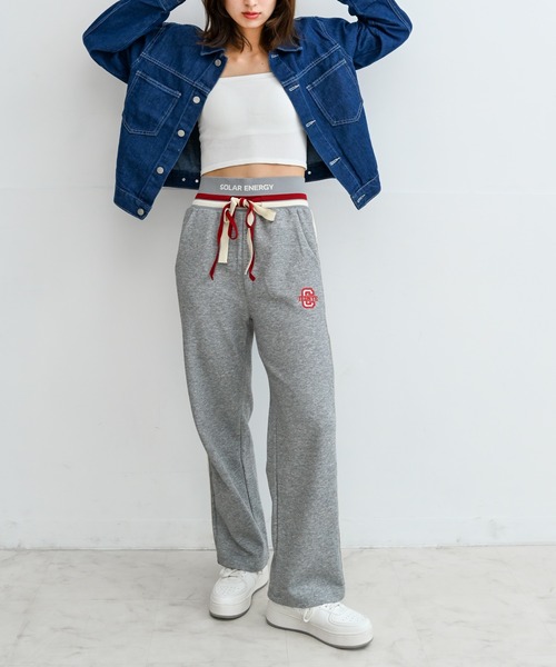 Alite cloth(アリーテクロス)の「ライン入りスウェットパンツ(スウェットパンツ・レディース・ブラック/ネイビー/グレー・S/M/L/XL)」の11枚目の写真