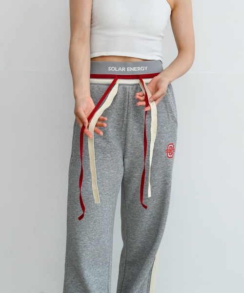 Alite cloth(アリーテクロス)の「ライン入りスウェットパンツ(スウェットパンツ・レディース・ブラック/ネイビー/グレー・S/M/L/XL)」の12枚目の写真