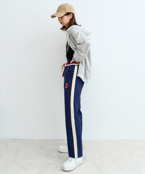Alite cloth(アリーテクロス)の「ライン入りスウェットパンツ(スウェットパンツ・レディース・ブラック/ネイビー/グレー・S/M/L/XL)」の15枚目の写真