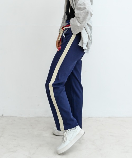 Alite cloth(アリーテクロス)の「ライン入りスウェットパンツ(スウェットパンツ・レディース・ブラック/ネイビー/グレー・S/M/L/XL)」の16枚目の写真