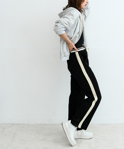 Alite cloth(アリーテクロス)の「ライン入りスウェットパンツ(スウェットパンツ・レディース・ブラック/ネイビー/グレー・S/M/L/XL)」の21枚目の写真