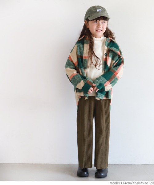 coca（coca）（コカ）の「キッズ 親子お揃い表面起毛リブパン（その他パンツ・キッズ・アイボリー/カーキ/ブラック・100/110/120/130）」の16枚目の写真