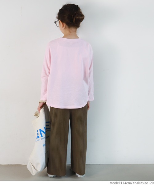 coca（coca）（コカ）の「キッズ 親子お揃い表面起毛リブパン（その他パンツ・キッズ・アイボリー/カーキ/ブラック・100/110/120/130）」の17枚目の写真