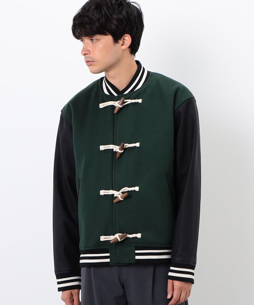 COMME　CA COMMUNE（コムサコミューン）の「トグル付き　スタジャン（ブルゾン・メンズ・グリーン/ネイビー/キャメル・MEDIUM/LARGE）」の16枚目の写真