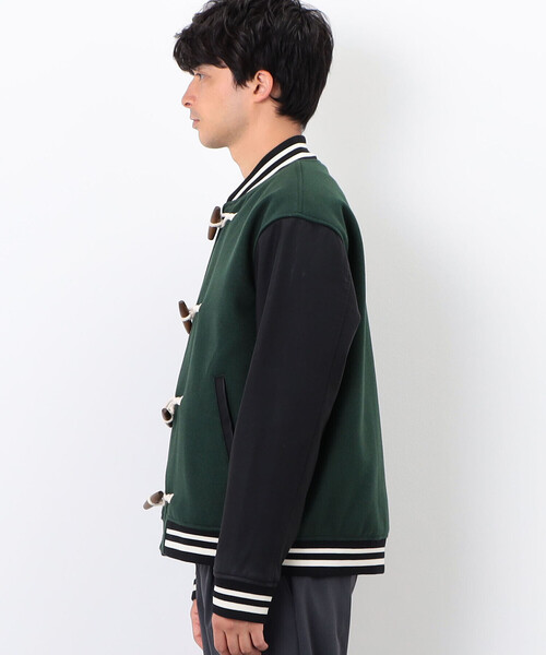 COMME　CA COMMUNE（コムサコミューン）の「トグル付き　スタジャン（ブルゾン・メンズ・グリーン/ネイビー/キャメル・MEDIUM/LARGE）」の18枚目の写真