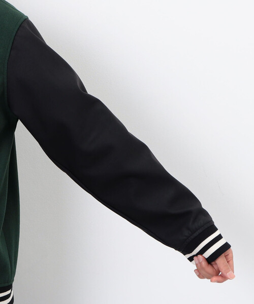 COMME　CA COMMUNE（コムサコミューン）の「トグル付き　スタジャン（ブルゾン・メンズ・グリーン/ネイビー/キャメル・MEDIUM/LARGE）」の20枚目の写真