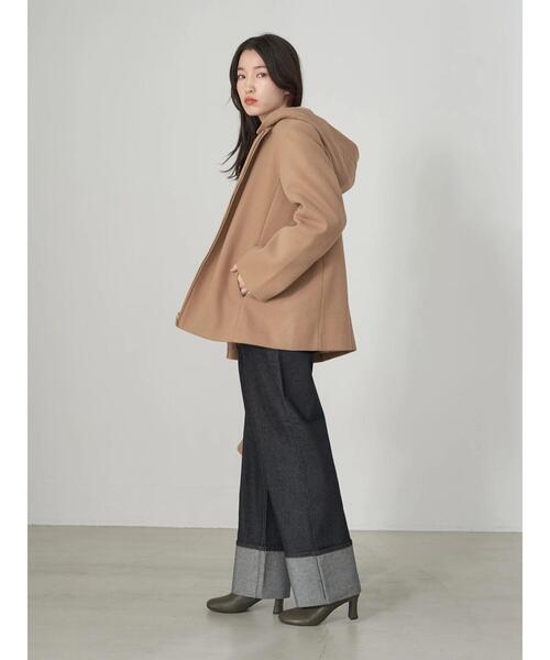 earth music&ecology（アースミュージックアンドエコロジー）の「ロールアップデニムパンツ（その他パンツ・レディース・ブルー系その他/ダークインディゴブルー・S/M）」の9枚目の写真