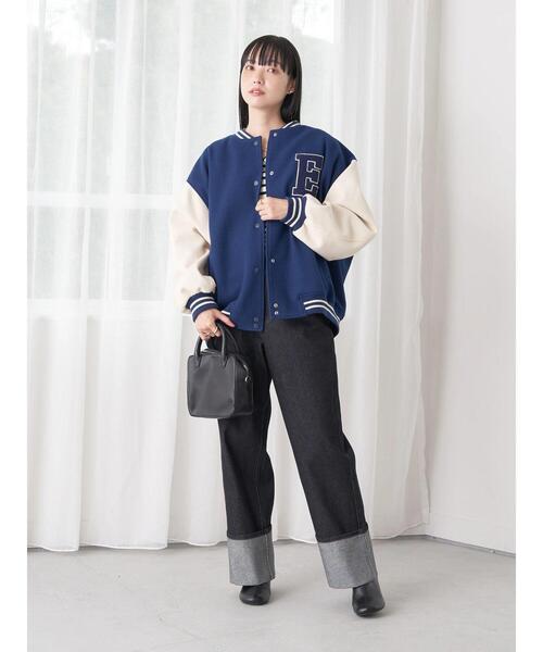 earth music&ecology（アースミュージックアンドエコロジー）の「ロールアップデニムパンツ（その他パンツ・レディース・ブルー系その他/ダークインディゴブルー・S/M）」の15枚目の写真