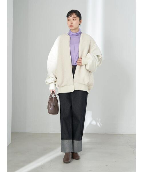 earth music&ecology（アースミュージックアンドエコロジー）の「ロールアップデニムパンツ（その他パンツ・レディース・ブルー系その他/ダークインディゴブルー・S/M）」の19枚目の写真