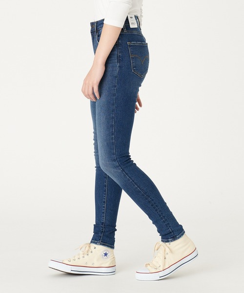 Levi's(リーバイス)の「Levi's/リーバイス PERFORMANCE WARM 721(TM)ハイライズスキニーデニム ダークインディゴ(デニムパンツ・レディース・ダークインディゴブルー・25inch/26inch/27inch/23inch/24inch/28inch)」の3枚目の写真