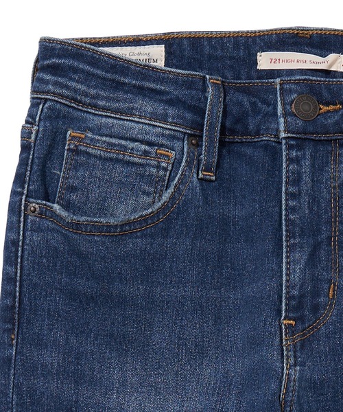 Levi's(リーバイス)の「Levi's/リーバイス PERFORMANCE WARM 721(TM)ハイライズスキニーデニム ダークインディゴ(デニムパンツ・レディース・ダークインディゴブルー・25inch/26inch/27inch/23inch/24inch/28inch)」の12枚目の写真
