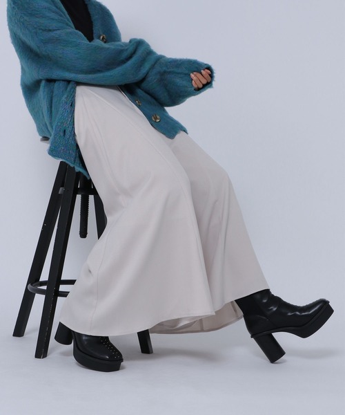 PAGEBOY（ページボーイ）の「スーパーワイドスラックス（スラックス・レディース・ブラック/グレイッシュベージュ・FREE）」の12枚目の写真