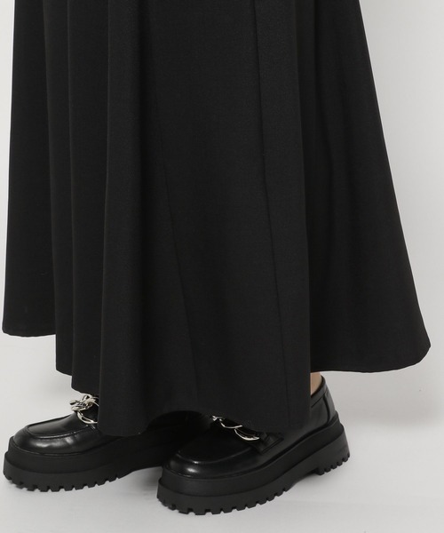 PAGEBOY（ページボーイ）の「スーパーワイドスラックス（スラックス・レディース・ブラック/グレイッシュベージュ・FREE）」の4枚目の写真