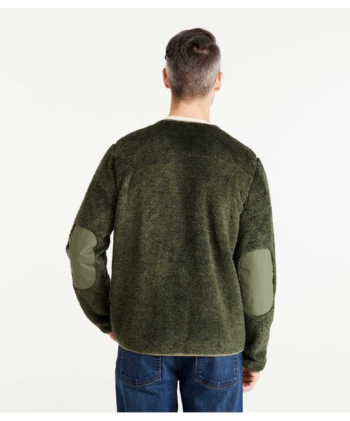 L.L.Bean（エルエルビーン）の「エル・エル・ビーン・ハイパイル・フリース・スナップ・ジャケット 米国フィット・レギュラー（その他アウター・メンズ・ネイビー/モスグリーン/ダークオリーブ・LARGE/SMALL/MEDIUM）」の4枚目の写真