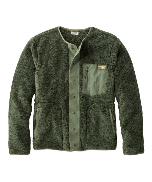 L.L.Bean（エルエルビーン）の「エル・エル・ビーン・ハイパイル・フリース・スナップ・ジャケット 米国フィット・レギュラー（その他アウター・メンズ・ネイビー/モスグリーン/ダークオリーブ・LARGE/SMALL/MEDIUM）」の5枚目の写真