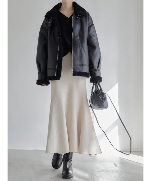 【セール】マーメイドニットスカート/アイボリー(スカート)|amel(エイメル) 【セール】マーメイドニットスカート/アイボリー(スカート)|amel(エイメル)