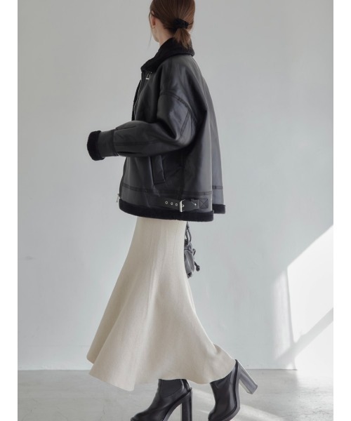 【セール】マーメイドニットスカート/アイボリー(スカート)|amel(エイメル) 【セール】マーメイドニットスカート/アイボリー(スカート)|amel(エイメル)