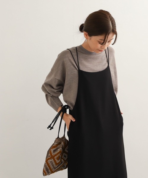 URBAN RESEARCH DOORS ワンピース　M DOORS URBAN RESEARCH ハイウエストキャミワンピース M ブラック
