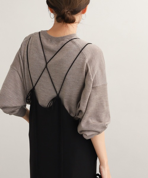 URBAN RESEARCH DOORS（アーバンリサーチドアーズ）の「マーメイドキャミワンピース（ワンピース・レディース・ブラック/ダークブラウン・MEDIUM）」の7枚目の写真