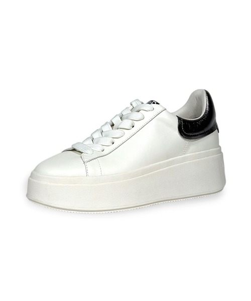 ASH（アッシュ）の「ASH/アッシュ【MOBY】厚底ホワイトスニーカー 6cmヒール ボリューム シンプル（スニーカー・レディース・ホワイト×シルバー/ベージュ/ホワイト/ゼブラ/シルバー系その他・38/39/35/40/37/36）」の7枚目の写真