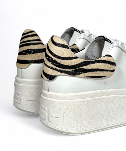 ASH（アッシュ）の「ASH/アッシュ【MOBY】厚底ホワイトスニーカー 6cm