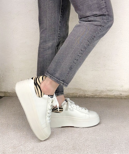 ASH（アッシュ）の「ASH/アッシュ【MOBY】厚底ホワイトスニーカー 6cm